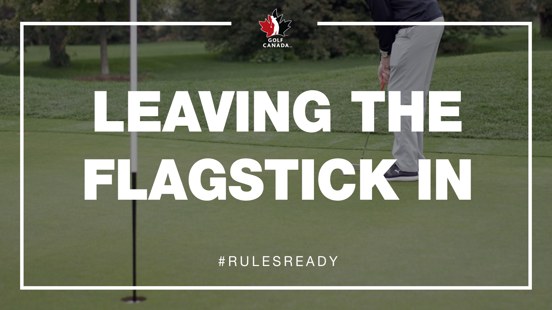 Rules of Golf Leaving the flagstick in Golf New Brunswick